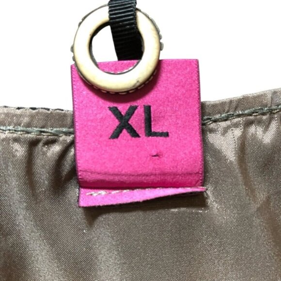 Save the Queen Dress XL Gray and Black Sleeveless Satin - Picture 11 of 16